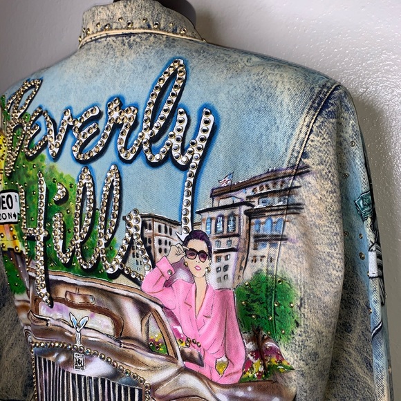 Rare Vintage Tony Alamo Beverly Hills Denim Jacket - Picture 4 of 14